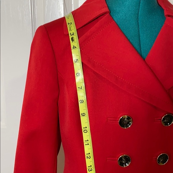 Red Dress Coat - Picture 11 of 15